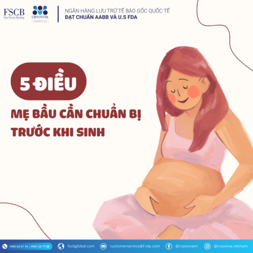 5 điều cần chuẩn bị trước khi sinh
